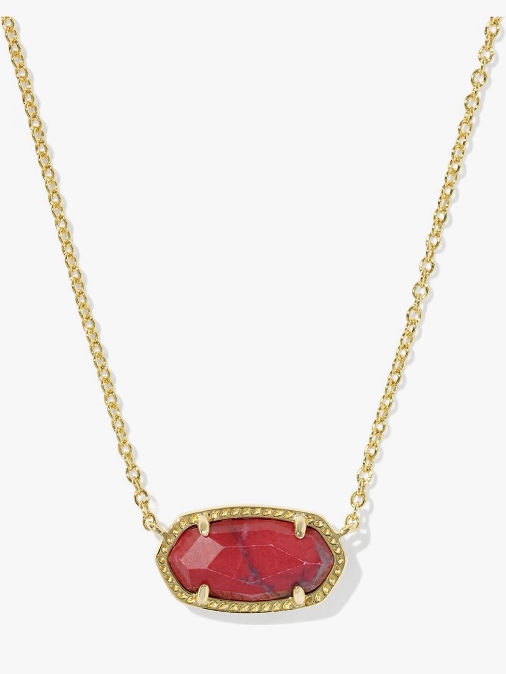 NWT Kendra Scott Elisa Necklace- red magnesite